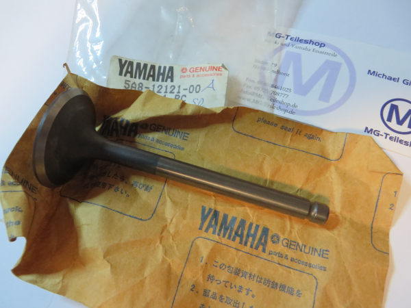 Yamaha XV1000 SE TR1 XV1100 Virago XT500 SR500 BT1100 Bulldog XVS1100 Drag Star valve exhaust 5A8-12121-00 Original NEU 5A8-1